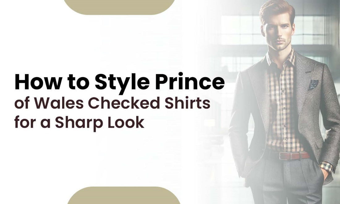 How to Style Prince of Wales Checked Shirts for a Sharp Look