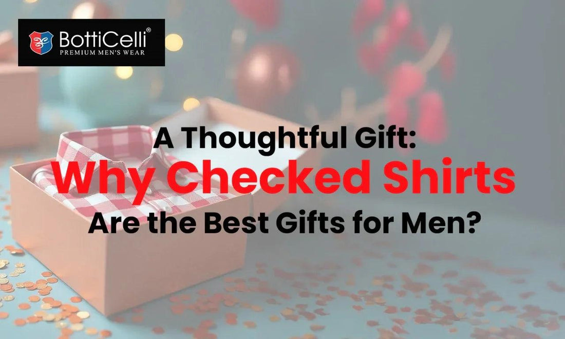 A Thoughtful Gift: Why Checked Shirts Are the Best Gifts for Men? - Botticelli