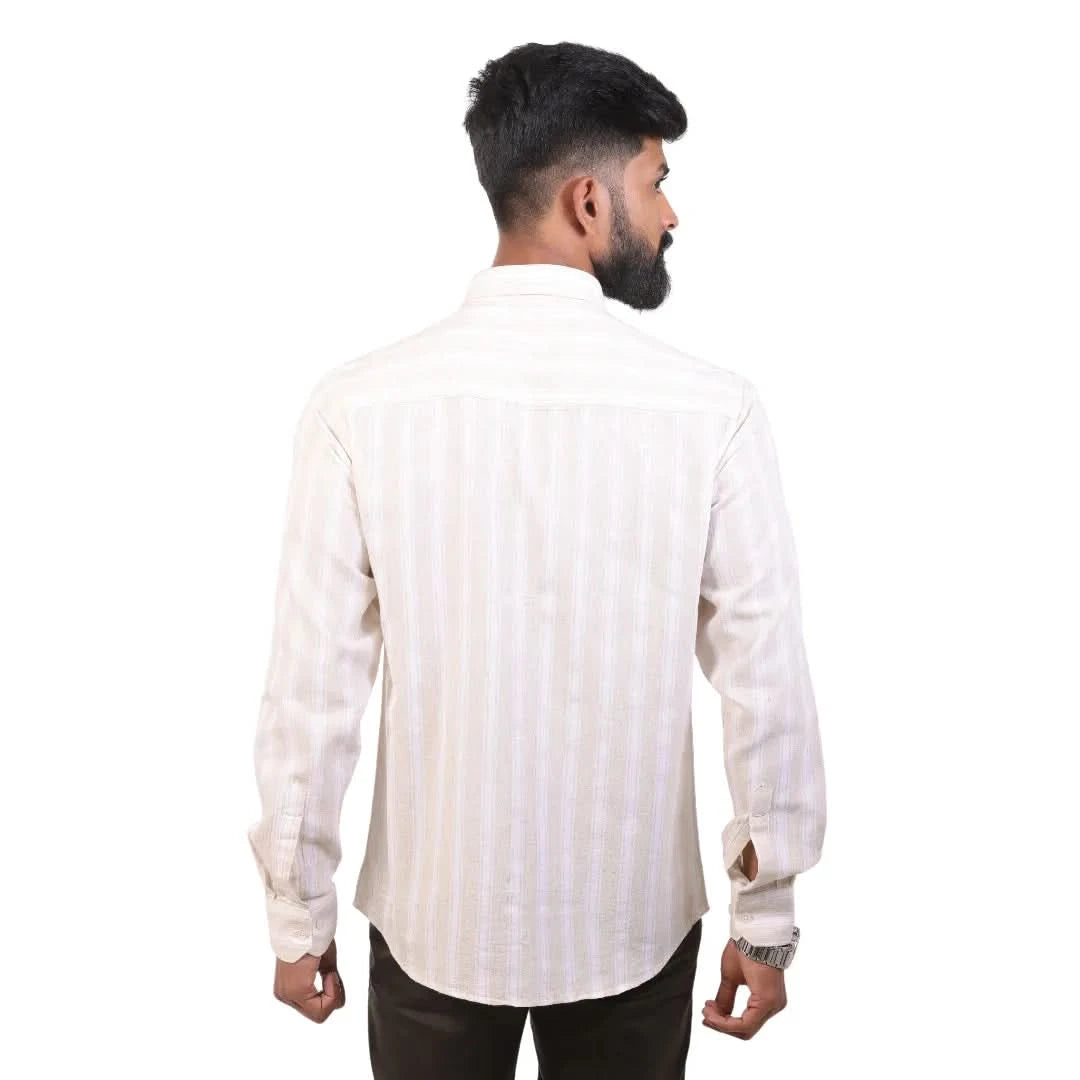 Sandal Broken Twill Striped Shirt for Men