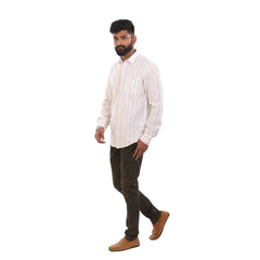 Sandal Broken Twill Striped Shirt for Men