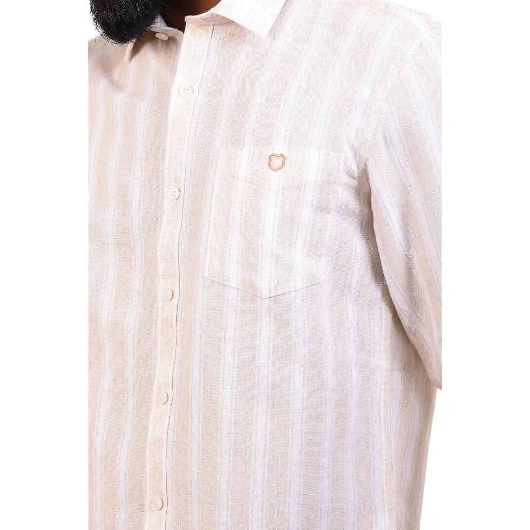 Sandal Broken Twill Striped Shirt for Men
