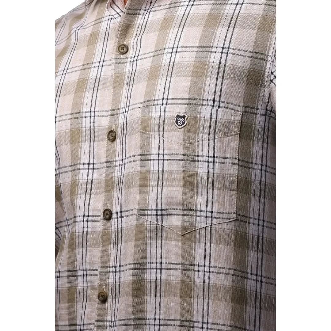 Sandal Oxford Checked Shirt for men