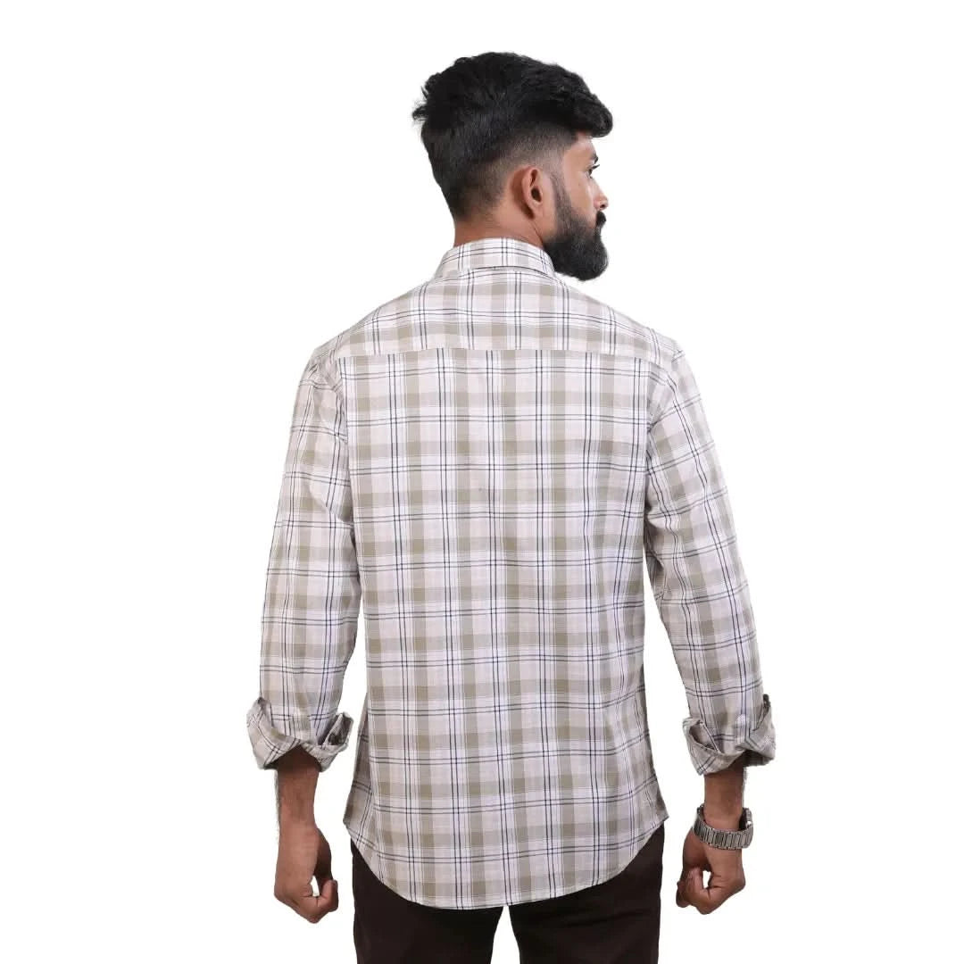 Sandal Oxford Checked Shirt for men