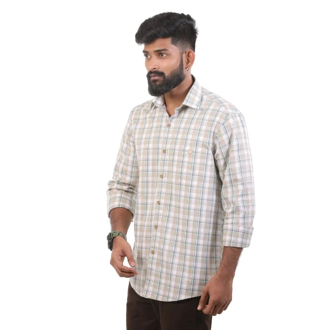 Sandal Oxford Checked Shirt for men