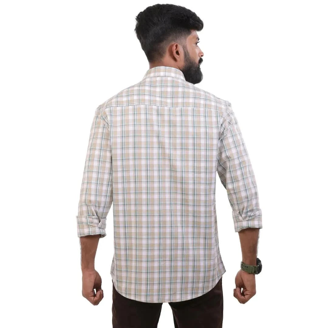 Sandal Oxford Checked Shirt for men