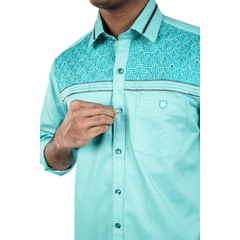 Mint Green Partywear Shirt