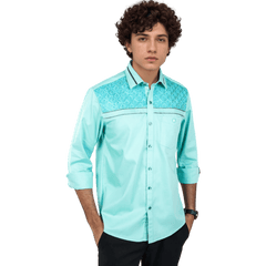 Mint Green Partywear Shirt