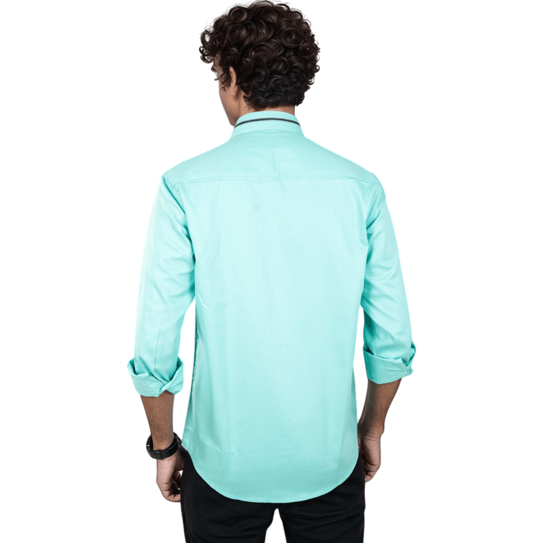 Mint Green Partywear Shirt