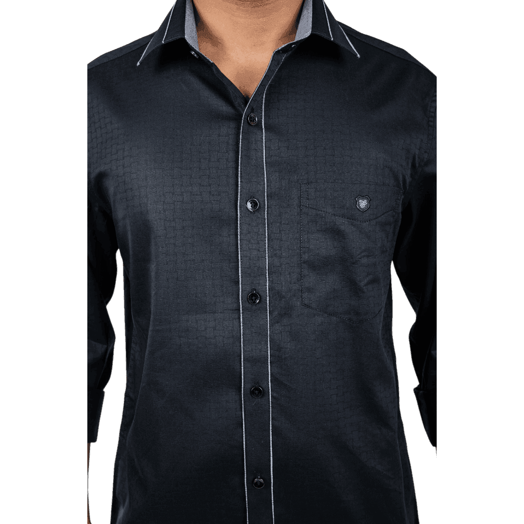 Black Partywear Shirt