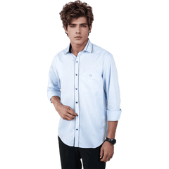 Sky Blue Partywear Shirt