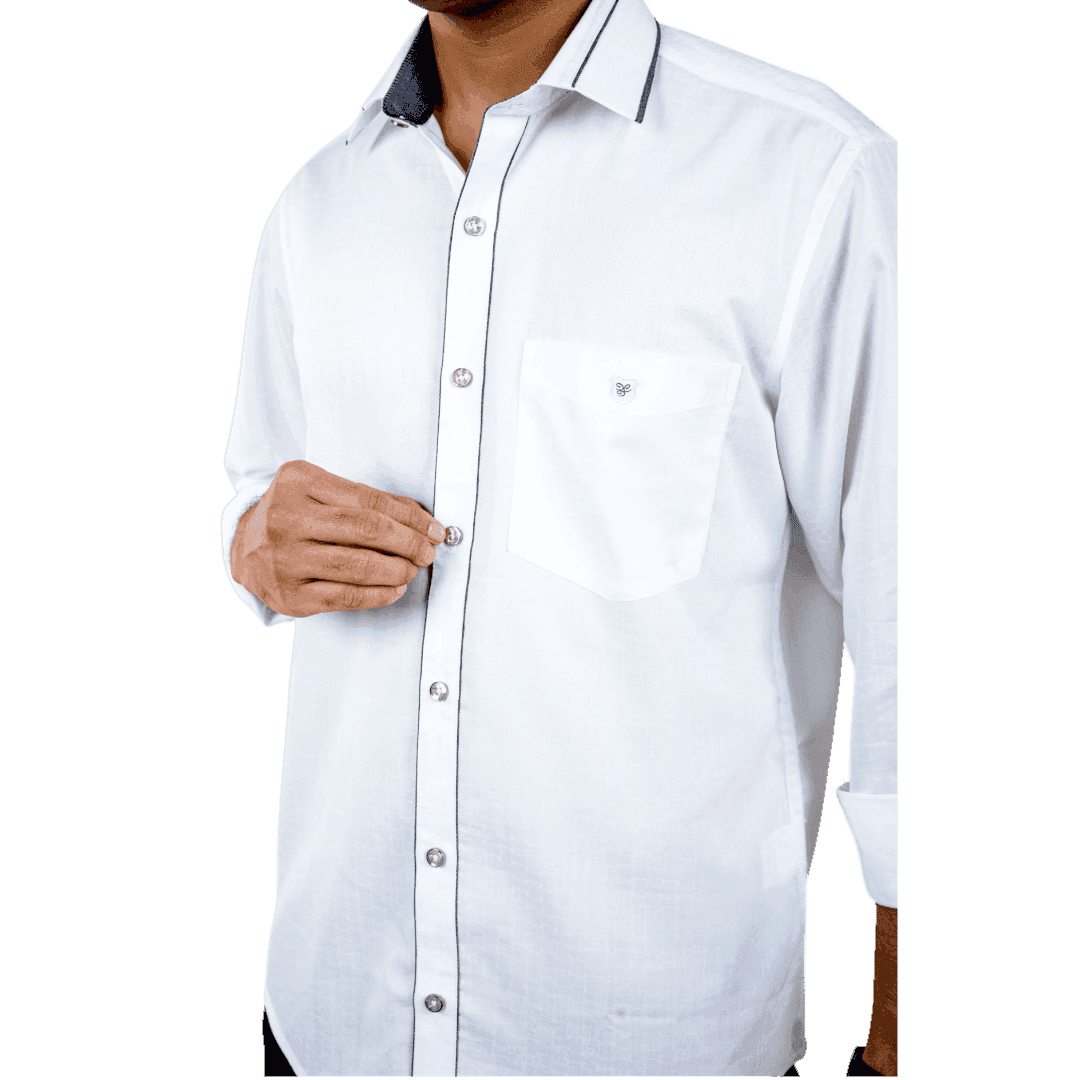 White Partywear Shirt