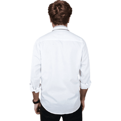 Botticelli White Partywear Shirt For Men - Regular Fit Formal Shirts (5300) - Botticelli