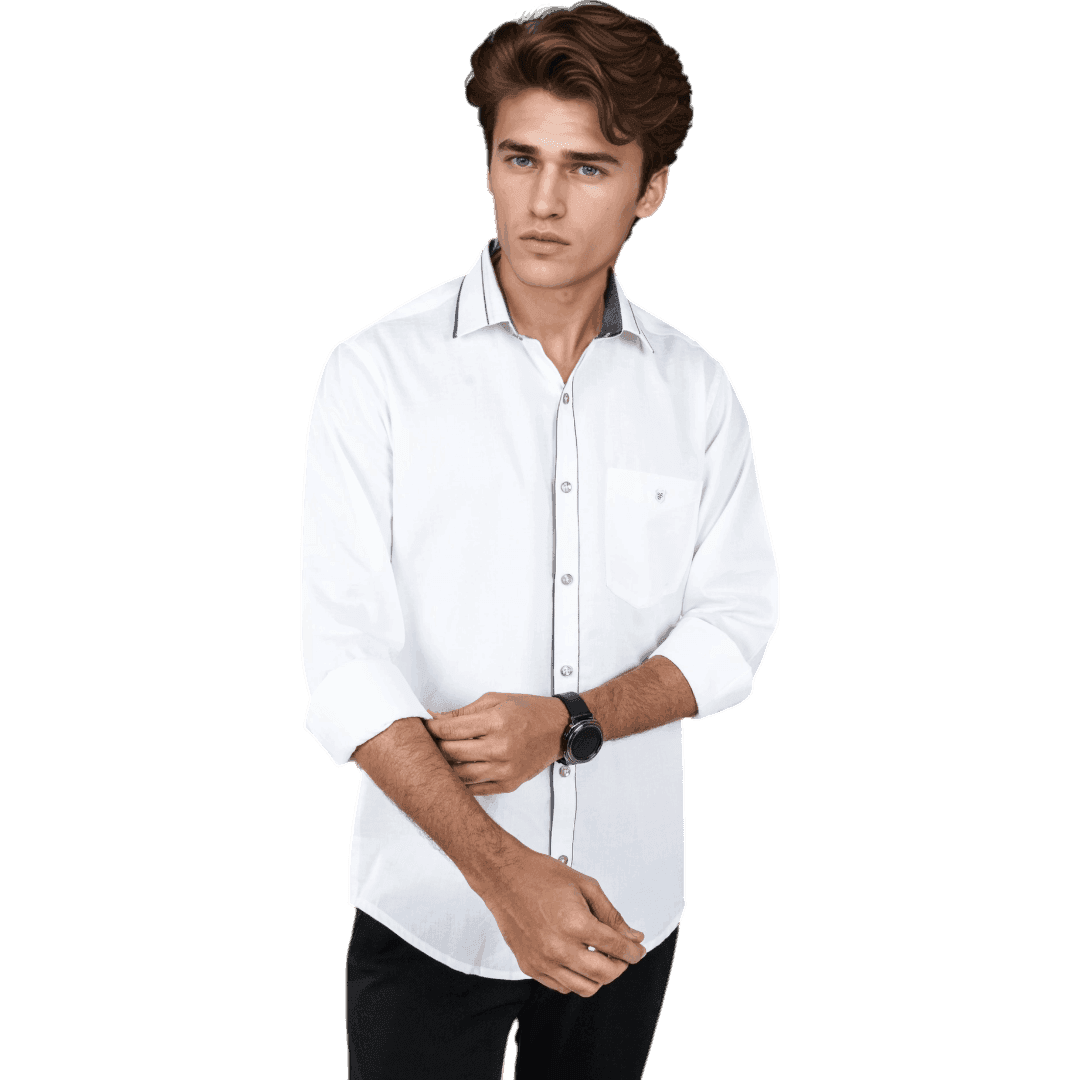 White Partywear Shirt