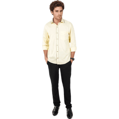 Botticelli White Partywear Shirt For Men - Regular Fit Formal Shirts (5300) - Botticelli