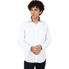 Botticelli Collarwork Orange Partywear Shirt For Men - Cotton Shirts (5301) - Botticelli