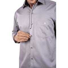 Botticelli Dark Green Cotton Partywear Shirt For Men - Full Sleeve Formal Shirts (5302) - Botticelli