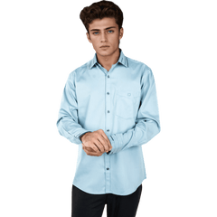 Botticelli Men Collar Cuff White Partywear Shirt - Full Sleeve Formal Shirts (5303) - Botticelli