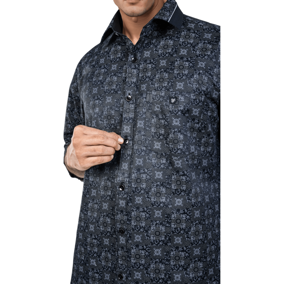 Blue Collar Work Shirt For Men- 5308 - Botticelli