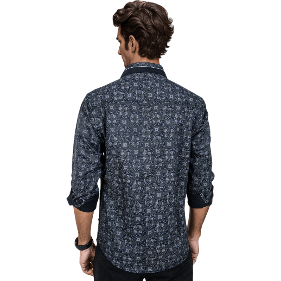 Blue Collar Work Shirt For Men- 5308 - Botticelli