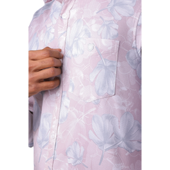 Pink Floral Printed Shirt