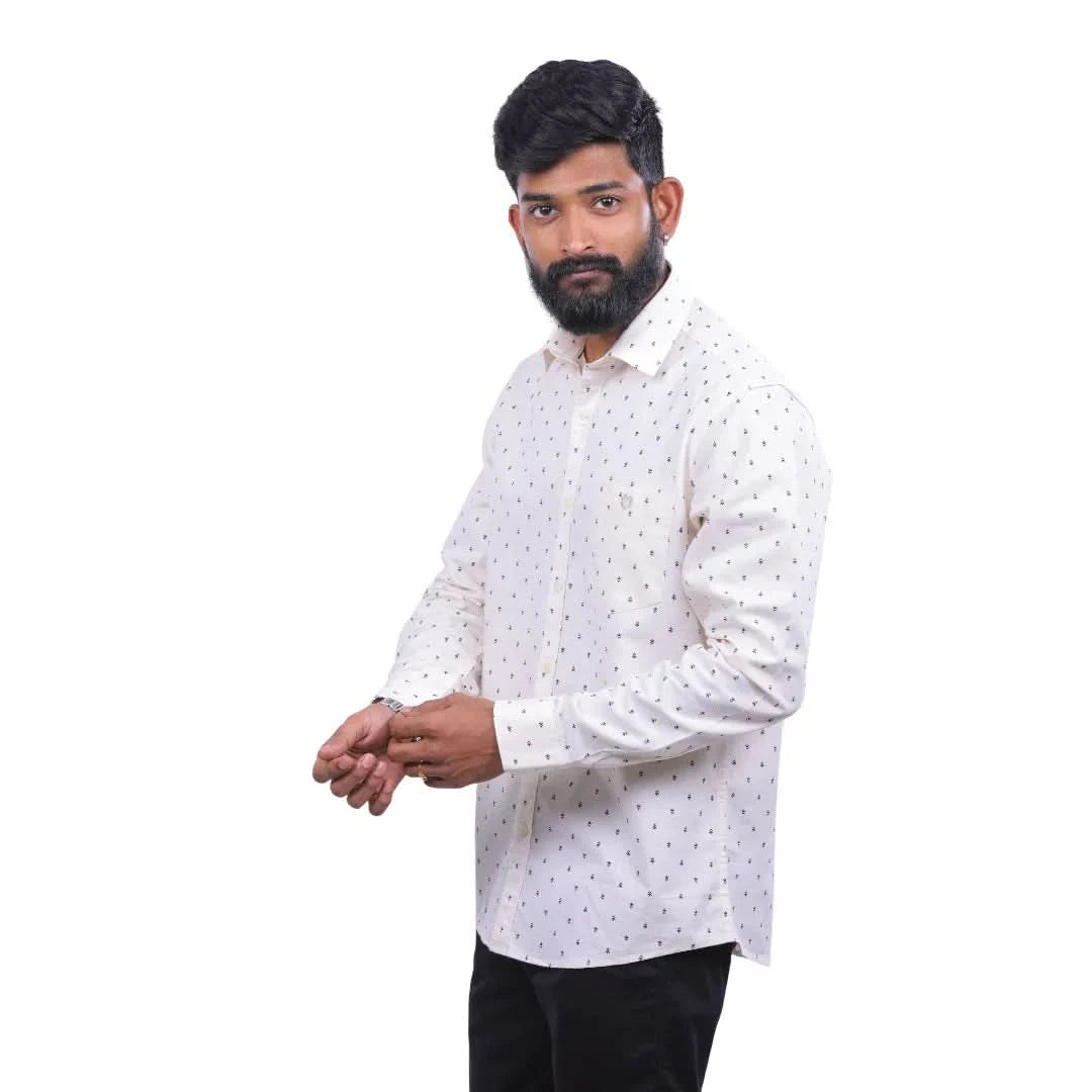 Sandal Slub Printed Shirt for men