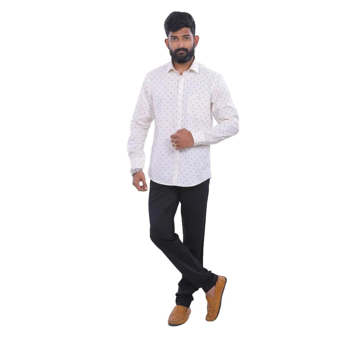 Sandal Slub Printed Shirt for men