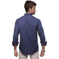 Navy Printed Shirt