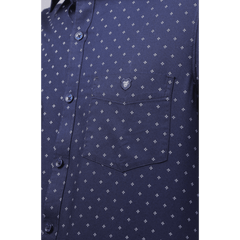 Navy Printed Shirt