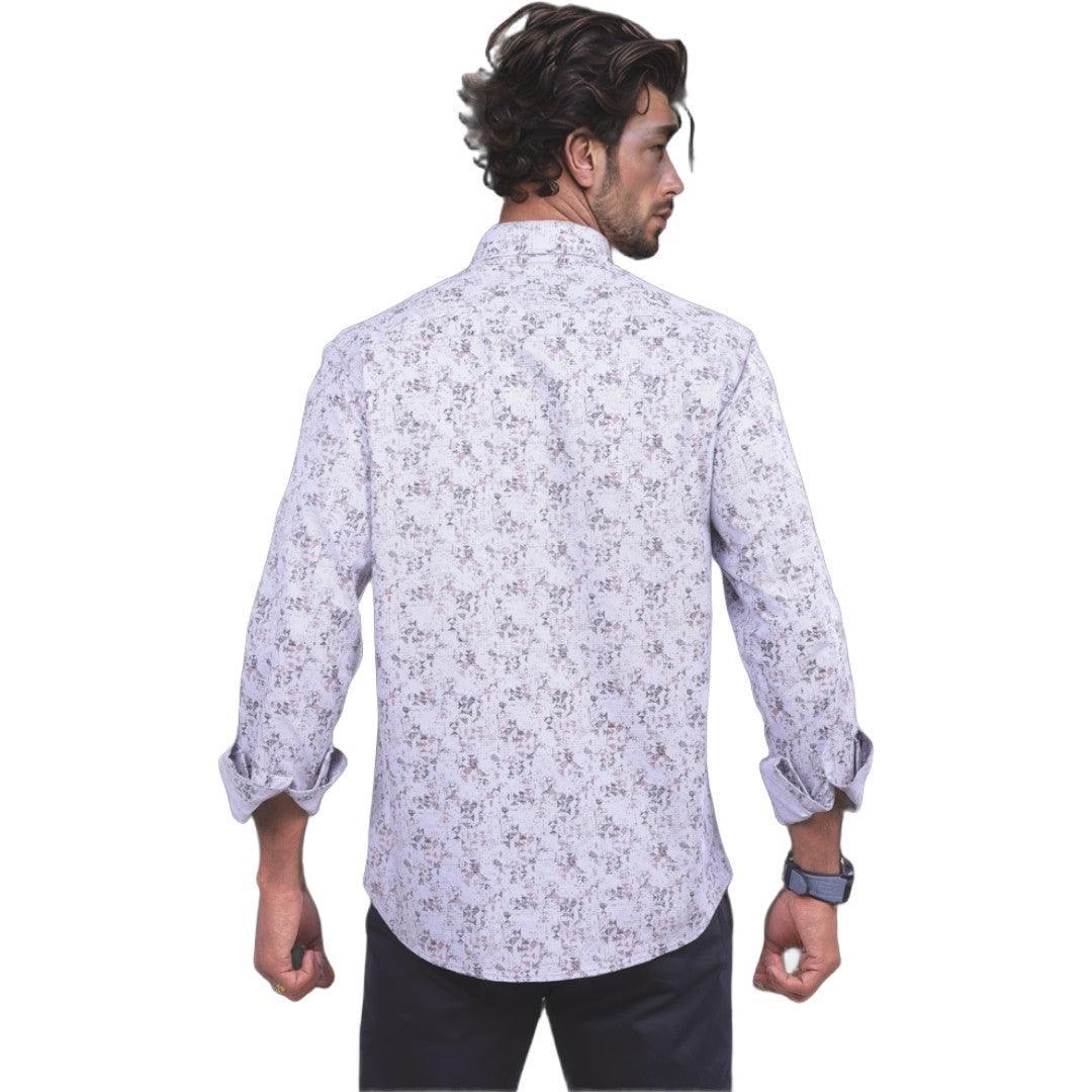 Botticelli Sandal Abstract Print Shirt For Men - Cotton Shirts (6991) - Botticelli