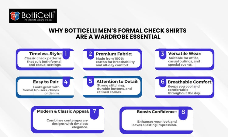 Men’s Formal Check Shirts
