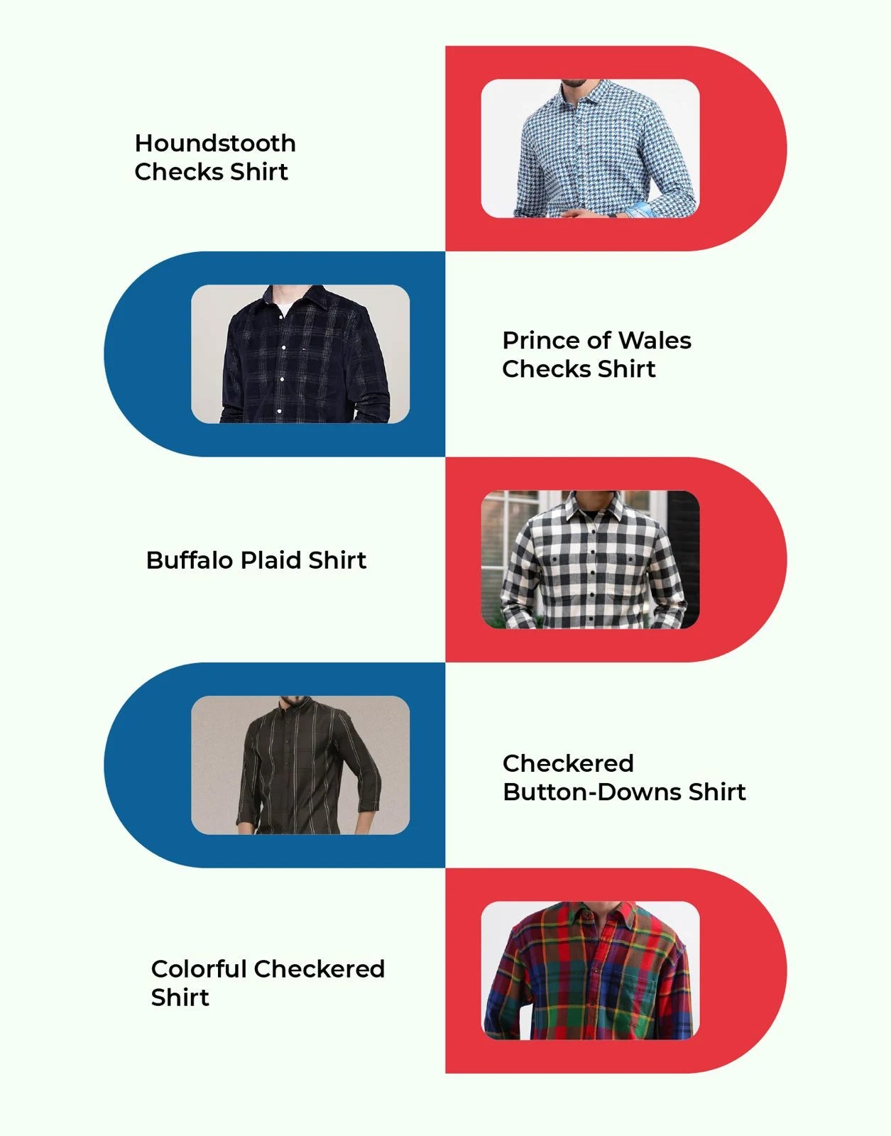 Types of Checked Shirts
