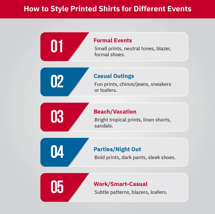 cotton printed shirts for men