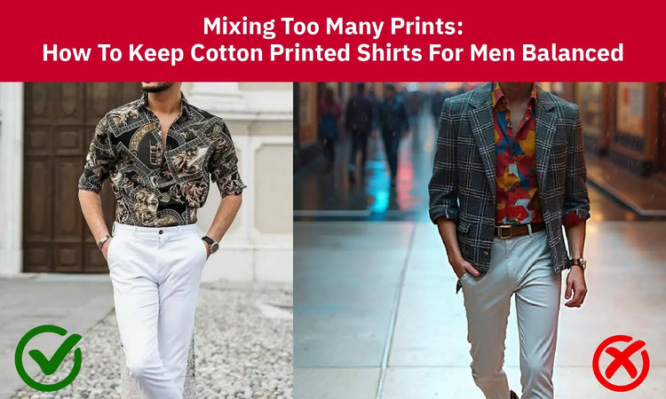 cotton printed shirts for men