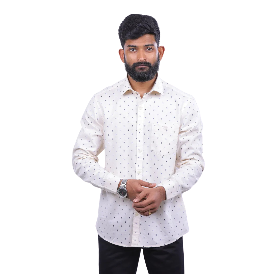 Sandal Slub Printed Shirt for men